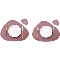 Set di 4 set da tavoli per tappetini da tavolo, tappetini da caffè resistenti al calore, antiscivolo, lavabile e calore all'interno, set da tavolo da en oferta