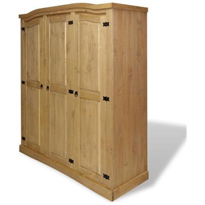 Armadio In Legno Di Pino Messicano Corona Range 3 Porte