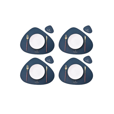 Set di 8 set da tavolo, utilizzati per tappetini da tavolo, tappetini da caffè resistenti al calore, antiscivolo, lavabili e resistenti al calore,