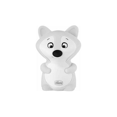 Luce Notte Volpe, Ricaricabile con USB, Bianco - Chicco