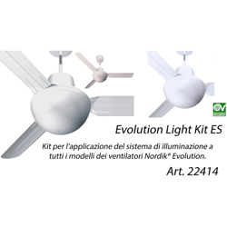 Kit Lampade Evolution Light Es Art. 22414 Per Ventilatore A Soffitto Nordik Evolution Vortice precio