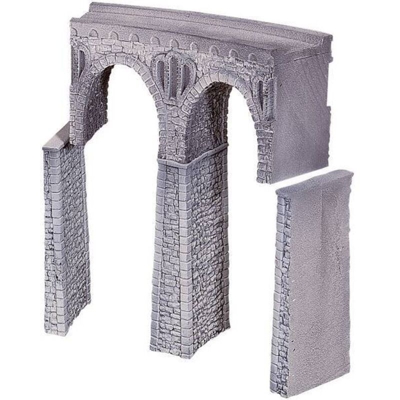 58664 H0 Viadotto in pietra 1 binario Universale (L x A) 44 mm x 245 mm - Noch