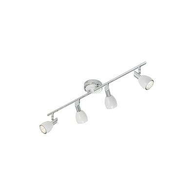 Briloner Leuchten Applique/Plafoniera con Faretti LED GU10, 5 W, Cromo