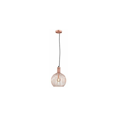 55895Â â??Â Lampada a sospensione, E27, colore: rosso opaco - Interfan