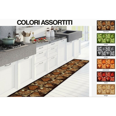 TAPPETO X CUCINA MOD.LAGOS CM.57X140 ASS. Pz 6,000