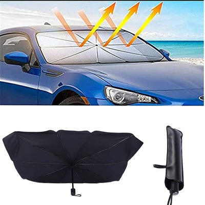 Parasole Parabrezza Anteriore UV Universale Pieghevole Ombrello Parasole per Auto Parasole Parabrezza Parasole ?145 X 79 CM? - Langray