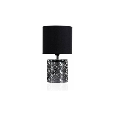 Crystal Glow 48015 Tavolo Max. 20W E14 Lampada da Comodino Grigio Nero 230V Metallo/plastica Senza Lampadina - Pauleen