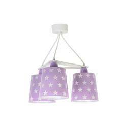 Lampada da soffitto E-27, Stella porpora, Multicolore, 39 x 39 x 21 - Dalber precio