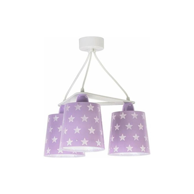 Lampada da soffitto E-27, Stella porpora, Multicolore, 39 x 39 x 21 - Dalber