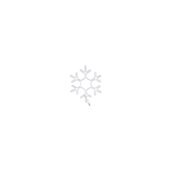 DFH - Fiocco di neve luminoso a led 33 cm colore bianco ghiaccio 8 giochi per decorazione albero Natale addobbi natalizi precio