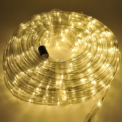 Crylight - Tubo luminoso a led di Natale bianco caldo 10 mt con 8 giochi luci per esterno e interno 3000K precio