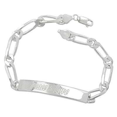 Id-braccialetto 110022 - Figaro Chain Argento 925-21cm