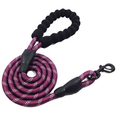 Viola, 1.0 * 1.5 m, multicolor corda intorno catena del cane riflettente, cane trazione a fune