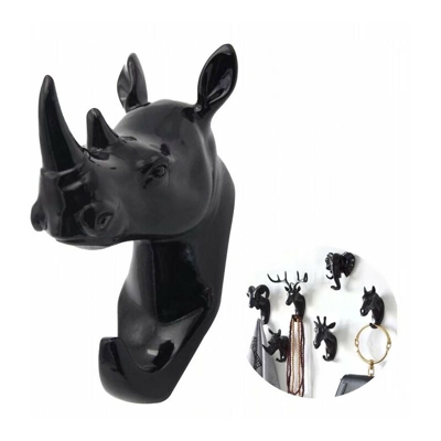 Portaintrollo e portasciugamani Rack a parete Coat Coat Coat Coat Coat Black Rhino (