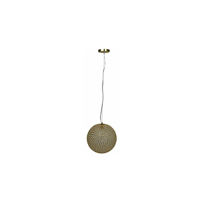 Rabalux - Jens Stolte Leuchten, Lampada Lennard, in metallo, 40Â W, Oro/Trasparente, Metallo Acrilico, gold-transparent, E27 40W 240V