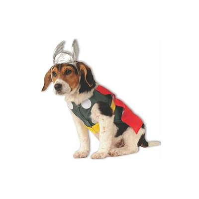 Thor Pet Dog Costume da Super Eroe Comic Book Pet Animal Halloween Costume New - Rubie's