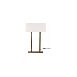Homemania Modern Table Lampada da Tavolo, Metallo, d'oro/Bianco, 52 cm Paralume: 35 x 15 x 15 cm características