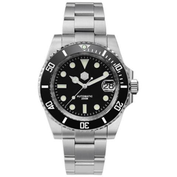San Martin Diver Water Ghost Luxury Sapphire Crystal Men Orologi Meccanici Automatici [ braccialetto Nero] precio