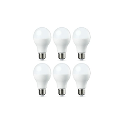 Lampadina LED E27 a vite Edison, 9W (equivalente a 60W), Classe energetica A+, Luce Bianca Calda - Pacco da 6 - Amazon Basics características