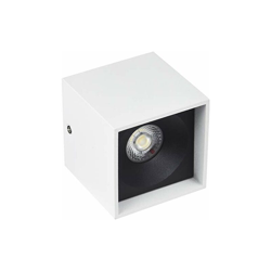Faretto LED con sporgenza, bianco, 8Â x 8Â x 8Â cm - Interfan precio