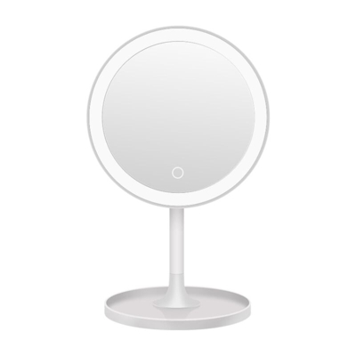 Specchio per il trucco a LED da scrivania con USB LED Carica Specchio per il trucco LED Riempimento bianco Specchio di riempimento bianco (