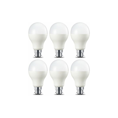 Amazon Basics Lampadina LED B22, 14W (equivalenti a 100W), Luce Bianca Calda, Dimmerabile- Pacco da 6