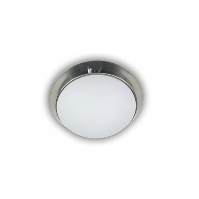 Niermann Standby a + + to e lampada da soffitto, parete anello in nichel opaco', Opale opaco, 35 x 35 x 12 cm