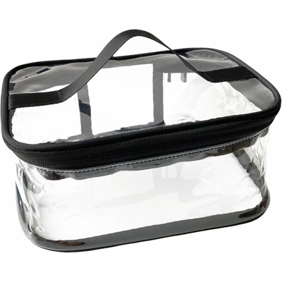 Borsa cosmetica cosmetica borsa trasparente borsa da viaggio trasparente impermeabile portatore portatile