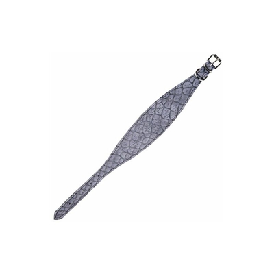 218206050504Â Collana Levriero o Pelle Coccodrillo, Blu - Arppe
