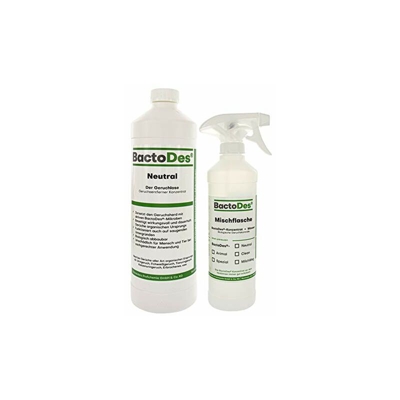 BactoDes - Neutralizzatore di odori neutro, 1 litro