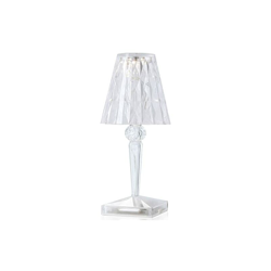 Kartell Battery Lampada da Tavolo, Trasparente(Cristallo), 12 x 26 x 12 cm precio