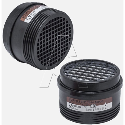 Filtro protezione A2P3 R per semimaschera serie NEW EURMASK adattabile a Raccordi filettati speciali - Milla S.r.l.