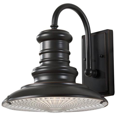 Lanterna Da Parete 1 Luce Cupola Media Per Esterno Restauro Bronzo Ip44, E27