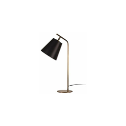 Homemania Modern Table Lampada da Tavolo, Metallo, d'oro/Nero, 67 cm Paralume: 21 x 20 cm, 20 unitÃ en oferta
