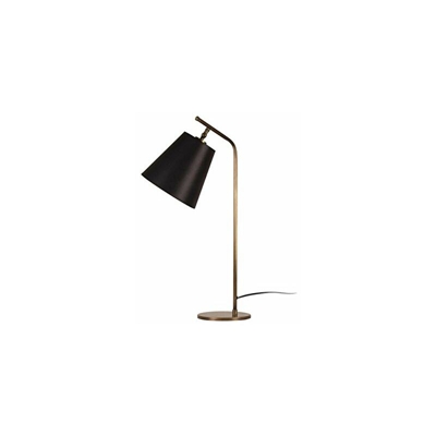 Homemania Modern Table Lampada da Tavolo, Metallo, d'oro/Nero, 67 cm Paralume: 21 x 20 cm, 20 unitÃ