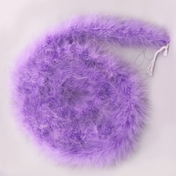 Fluffy Feather Boa Decorazione fatta a mano 2m Long - viola chiaro precio