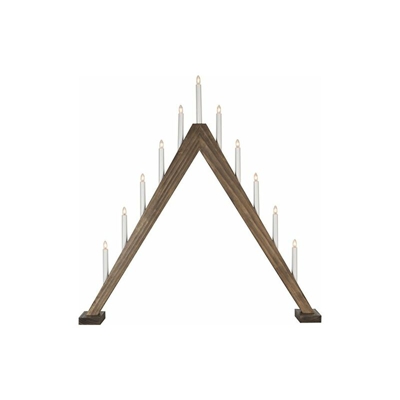 212Â â??Â 27, candelieri finestra'Trill, 11Â luce, Legno, Naturale, 7.8Â x 7.9Â x 1.0Â cm - Star