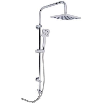 Colonna Doccia Asta Diametro Cm 2,2 Altezza Cm 95 Con Flessibile Da Cm 150