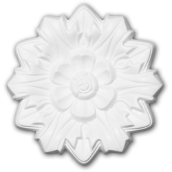Profhome Decor - Rosone soffitto parete 156011 Profhome elemento soffitto elemento decorativo stile neorinascimentale bianco Ø 19,8 cm precio