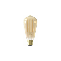 Lampada rustica con filamento LED, 4 W (sostituisce 40 W), B22, colore: Oro - Calex características