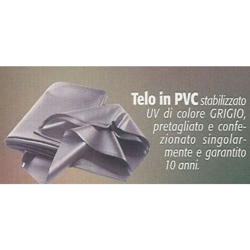 Verdemax - Telo Per Laghetto In Pvc Grigio, 4X4Mt Spessore 5Mm precio