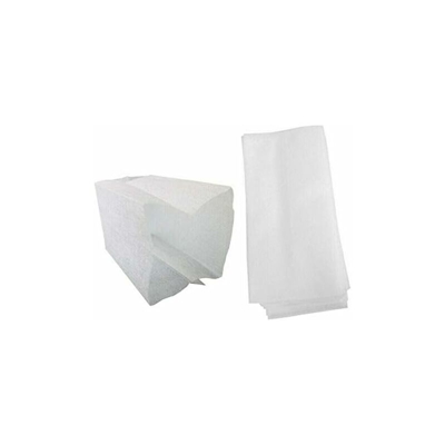LITZEE Grow Bag in tessuto non tessuto traspirante biodegradabile, confezione da 200, bianco