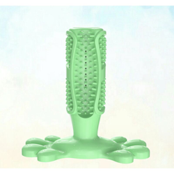 Stick Stick Spazzolino da denti da denti da dog-massa Pulisce efficacemente cani resistenti ai cani di medie dimensioni, verde (M: 126mm * 125mm) precio