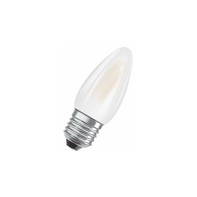 Candela Lampadine LED, 4 W Equivalenti 40 W, Attacco E27, Luce Calda 2700K, Confezione da 10 Pezzi - Osram