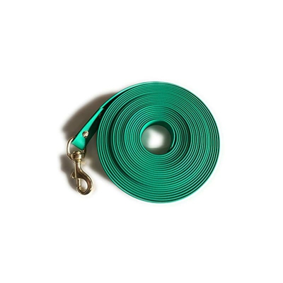 Viva Nature Biothane 19 mm di lunghezza antiruggine per cani e cavalli fino a 900 kg (8 m, 19 mm di smeraldo 19 mm)