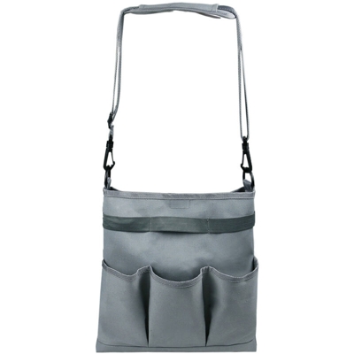 Borsa per attrezzi da giardino Borsa a tracolla per attrezzi da giardinaggio con 3 tasche esterne Borsa porta attrezzi da giardino con tasca interna