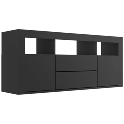 Mobile Porta Tv Nero 120x30x50 Cm In Truciolato precio