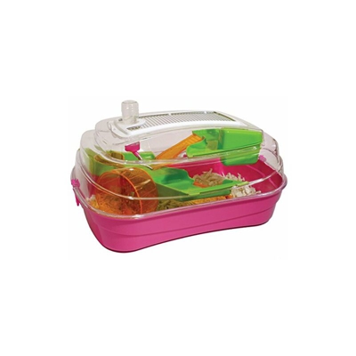 Rosewood Abode - Casa per criceti e topi nani, colore: Rosa acceso