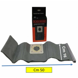 Black&decker sacchetti aspirapolvere 15l ricambio accessori 41831 filtro stoffa en oferta