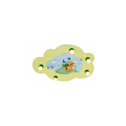 Elobra Bildwolke Teddybär Plafoniera a LED per Bambini. E14, Verde Tiglio, 73 x 47 x 6 cm en oferta